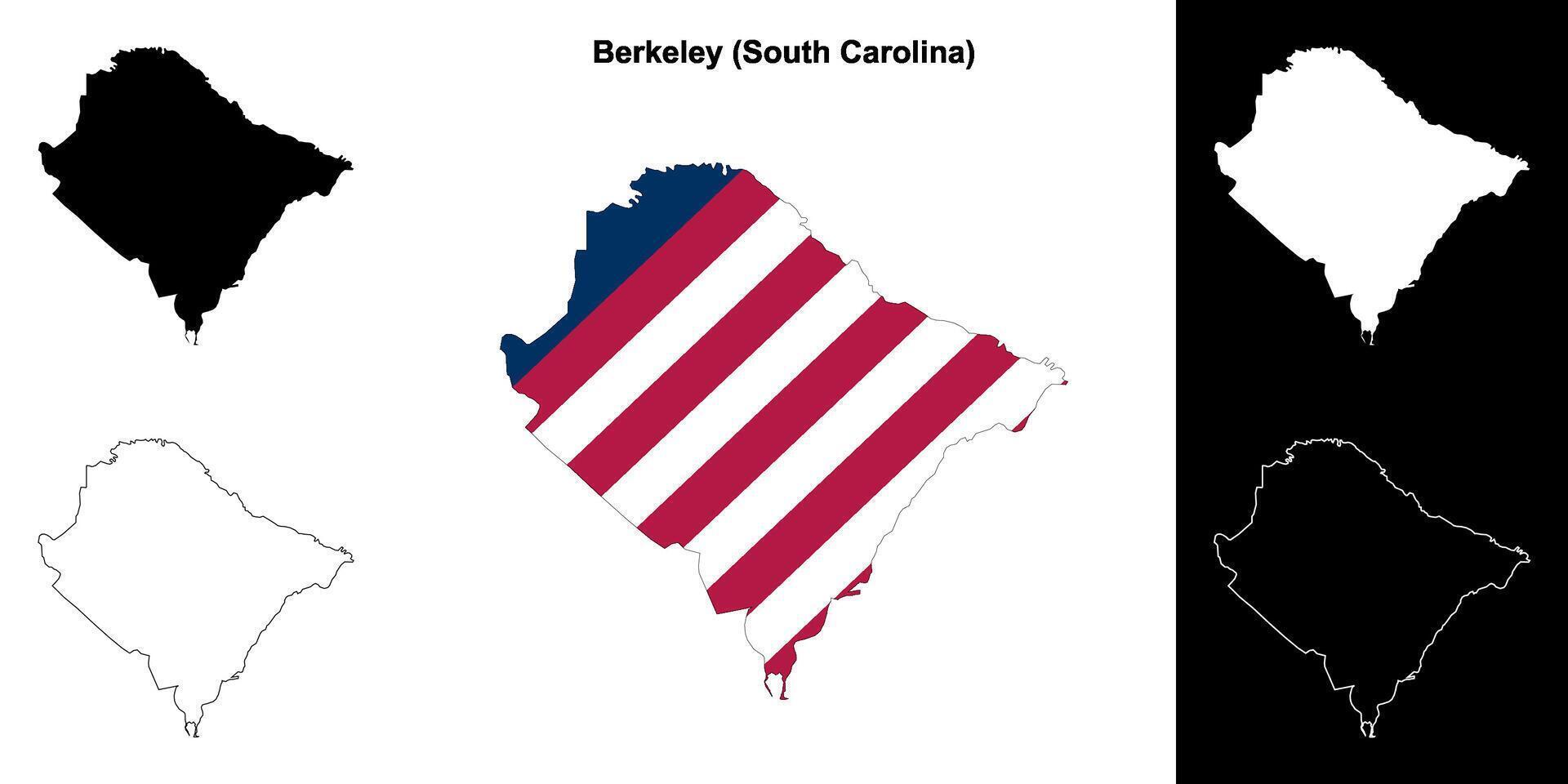 Map of Berkeley County, South Carolina